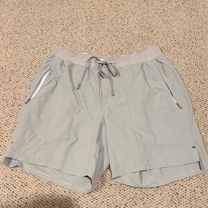lululemon athletica Tan Athletic Shorts 7”